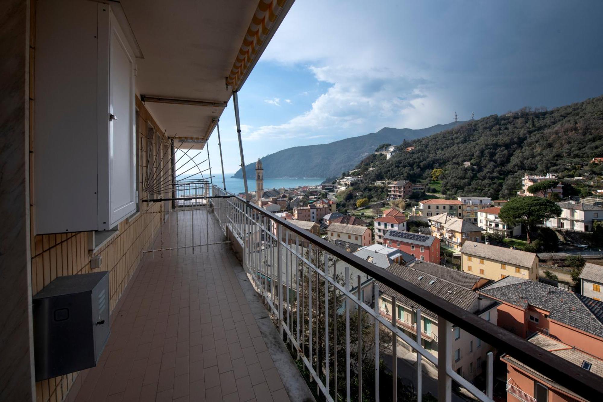 239 - Casa Del Sole Vista Mare Moneglia - 5Minuti A Piedi Dal Mare - Parcheggio Privato Apartamento Exterior foto