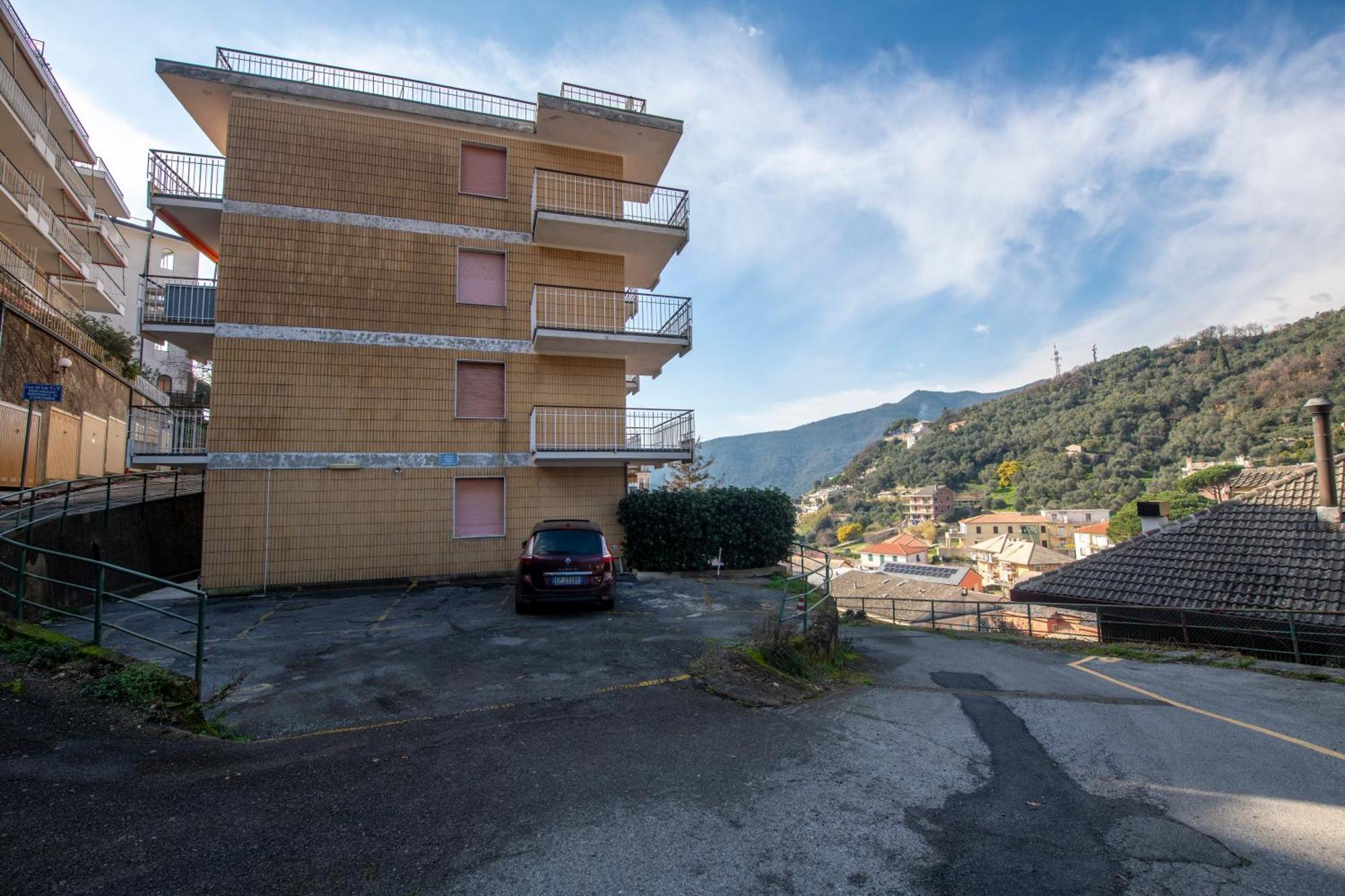 239 - Casa Del Sole Vista Mare Moneglia - 5Minuti A Piedi Dal Mare - Parcheggio Privato Apartamento Exterior foto